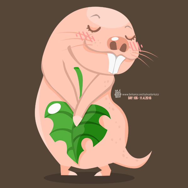 Day 105 - naked molerat