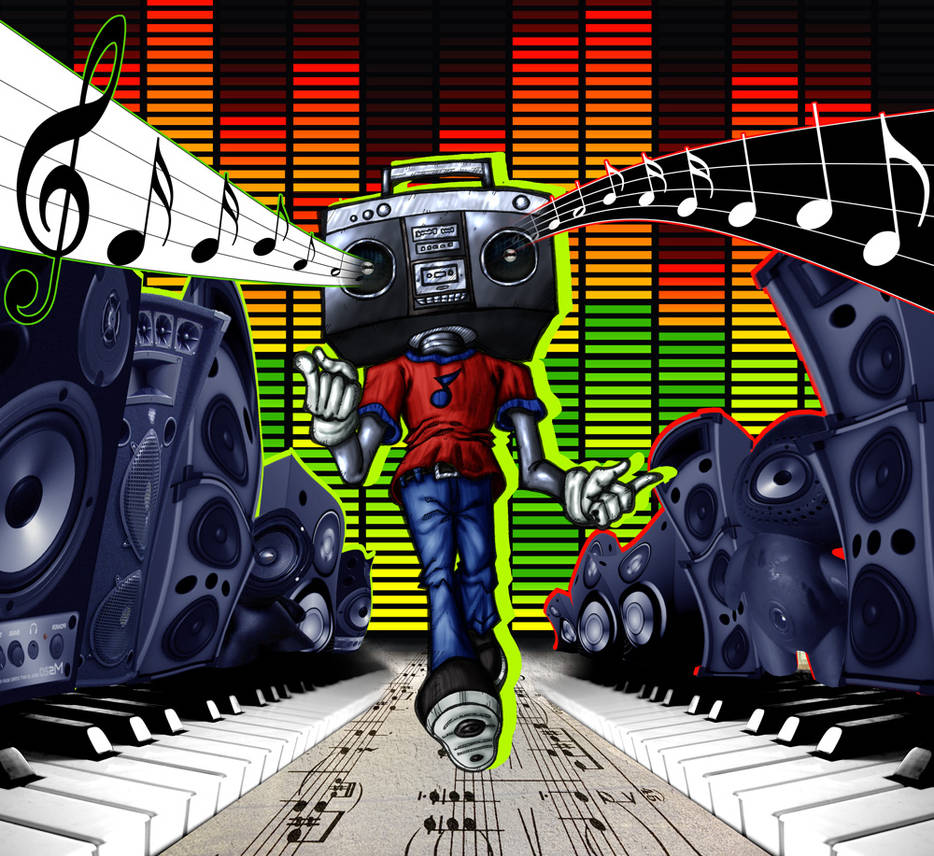 Boombox Boy by parabola-kid on DeviantArt