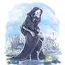 Master Death in the pond