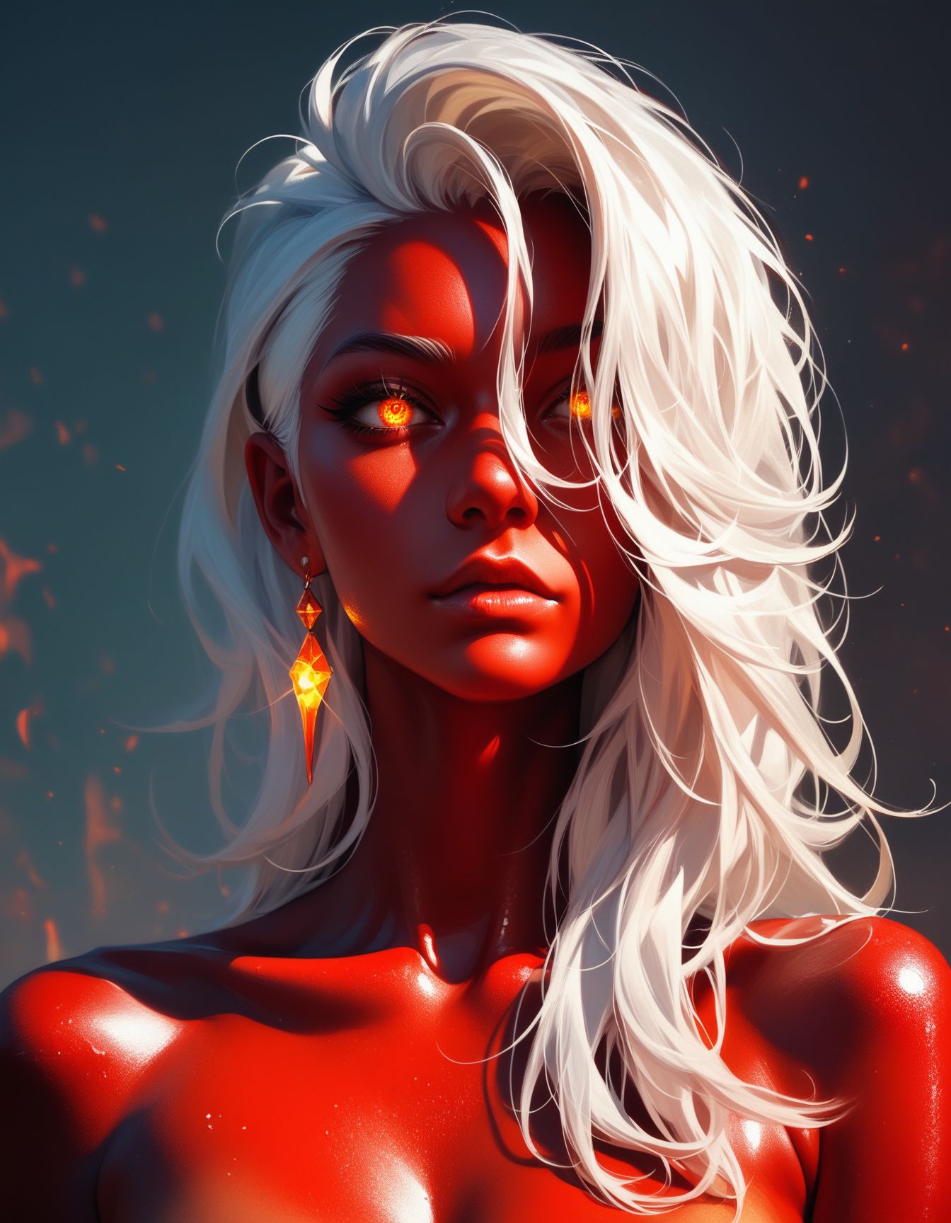 Deviantart 1.red Red girl by iamunoccupied on DeviantArt