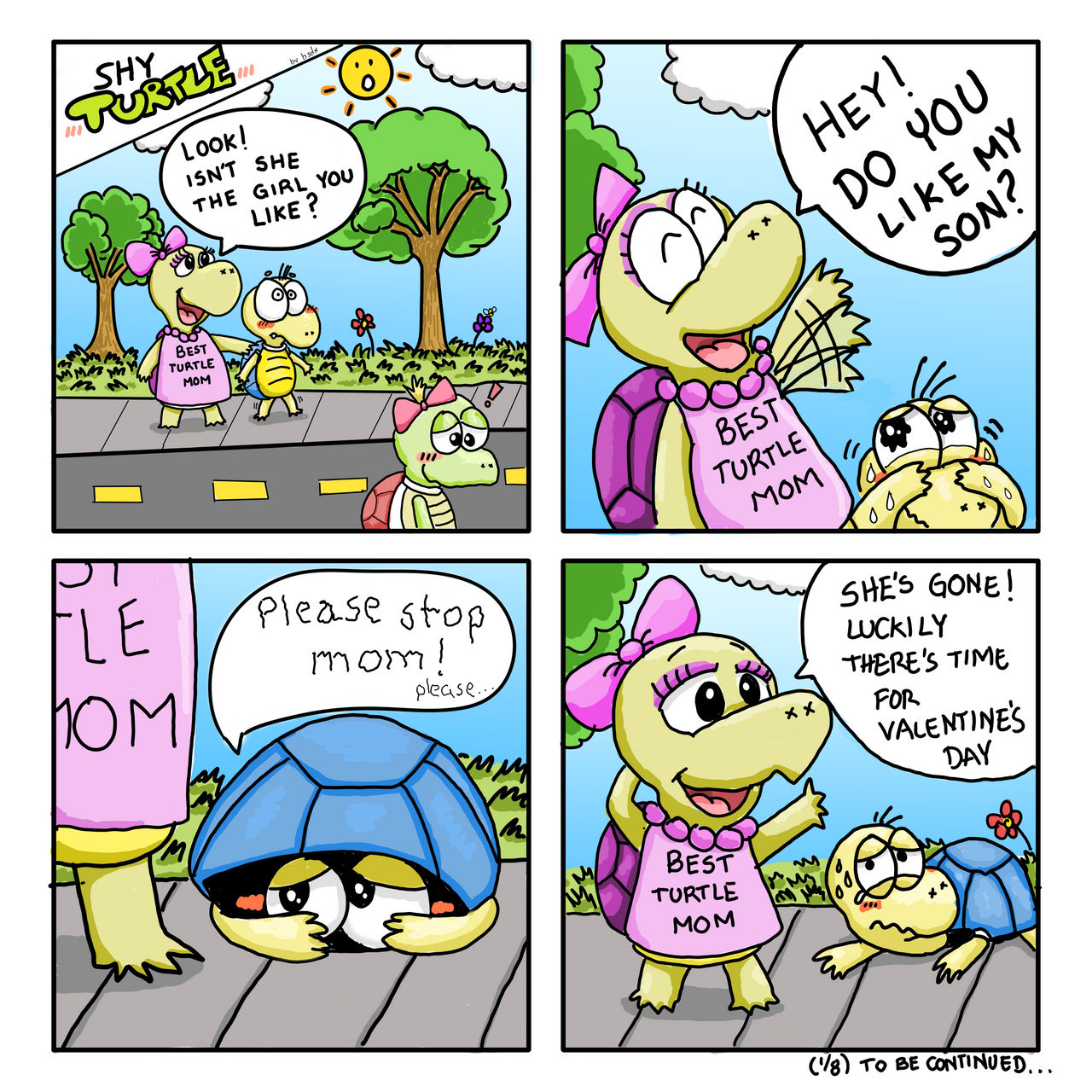 Shy turtle comic by bsdx on DeviantArt