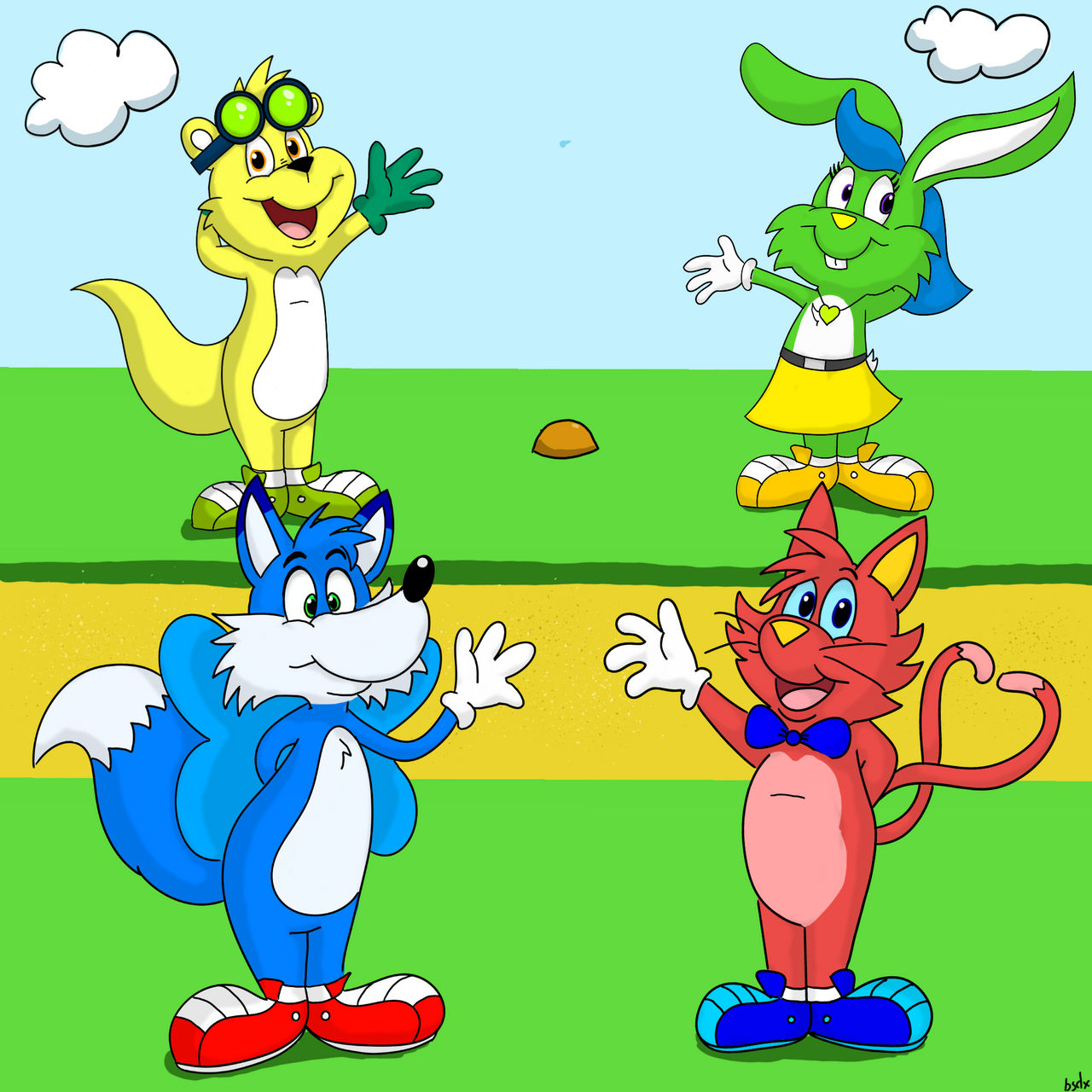 Hyper and friends by bsdx on DeviantArt