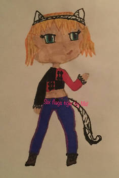 Six flags tiger girl chibi