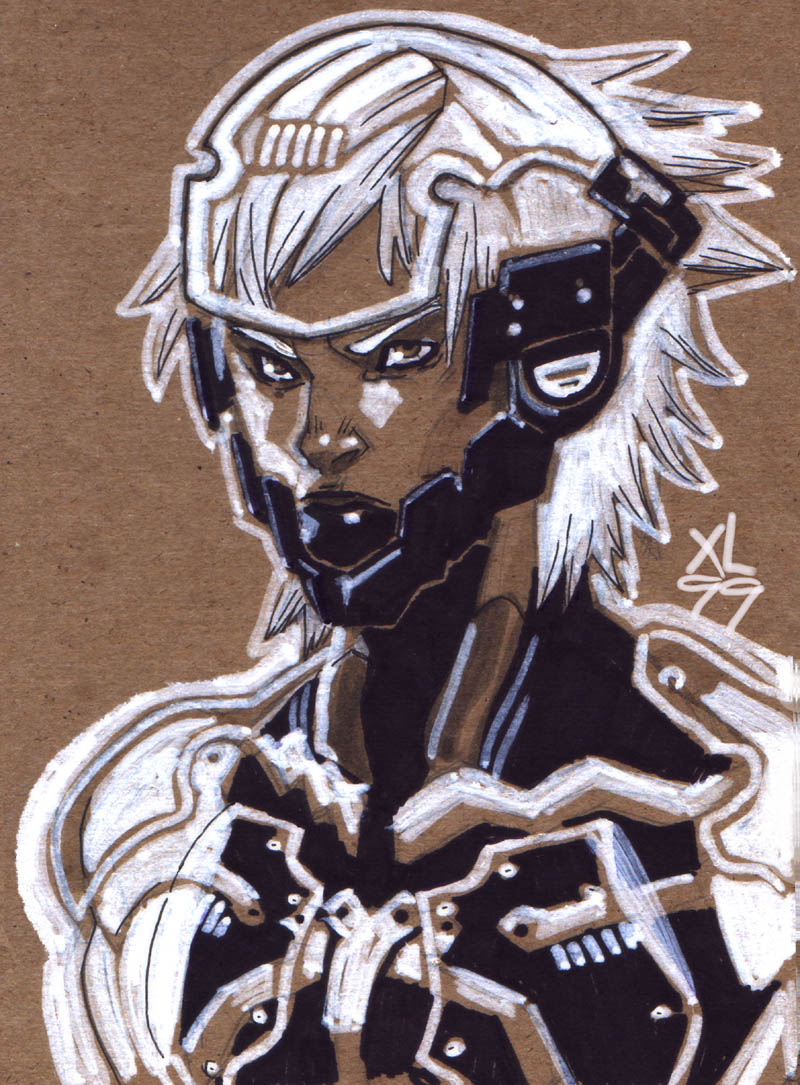 MGS4 Raiden sketch