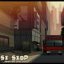Last Stop - a scene layout