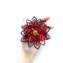 my quilling traditional poinsettia