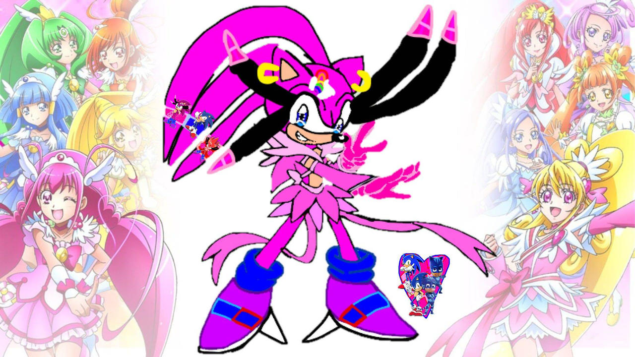 Sonicky As A Glitter Force Warrior By RainbowReaderDrawzYT On DeviantArt