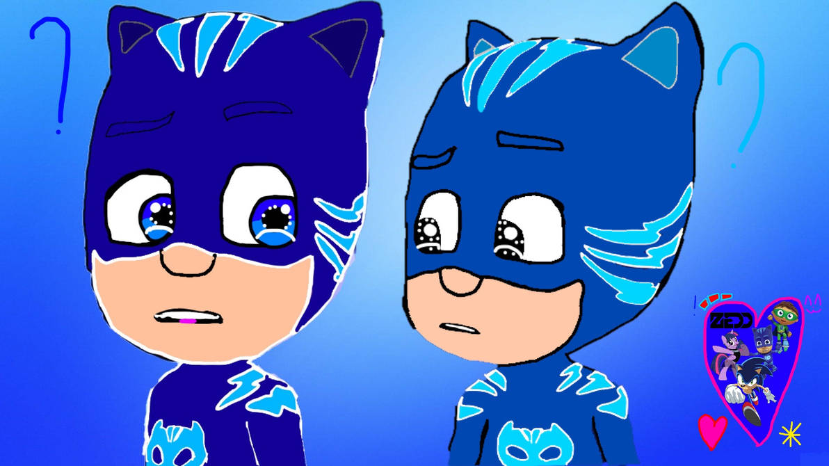 Modern CatBoy meets Classic CatBoy by RainbowReaderDrawsDA on DeviantArt