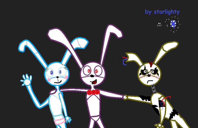 Fnaf Rabbit Base fnaf bunnies base by starlightly on DeviantArt