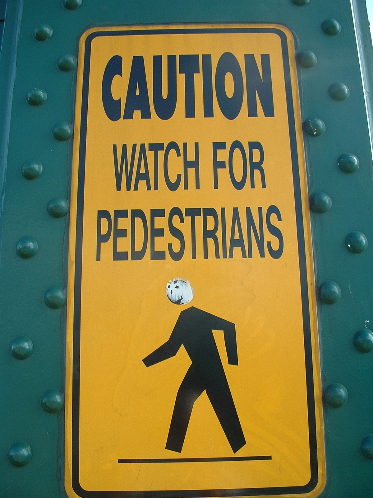 watch for pedestrians