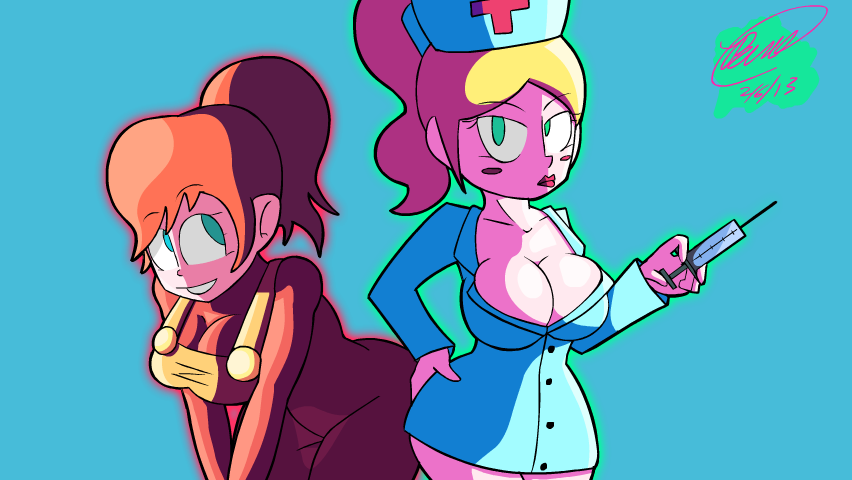 Terraria Nurse and Mechanic