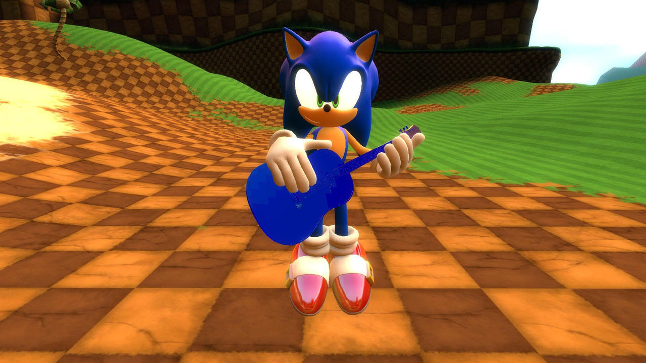 Garry's mod: Sonic The Hedgehog - with his Guitar by ...