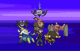 my pokemon black team