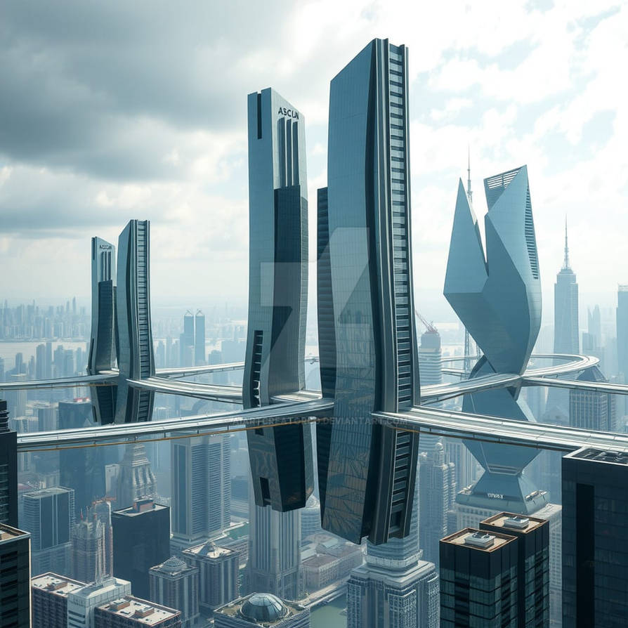 Futuristic Cityscape by aiartcreatorco on DeviantArt