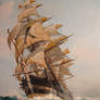 Sail (oil on canvas)