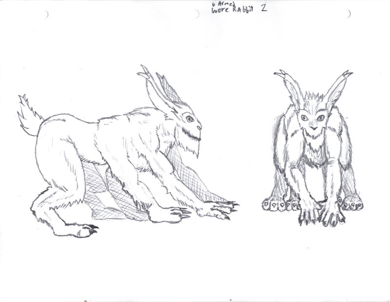 The Were Rabbit Drawing were Rabbit by docd0 on DeviantArt
