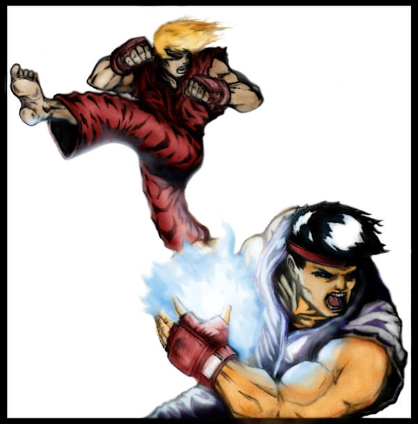 Ken Ryou Ken and Ryu by brianbuster on DeviantArt