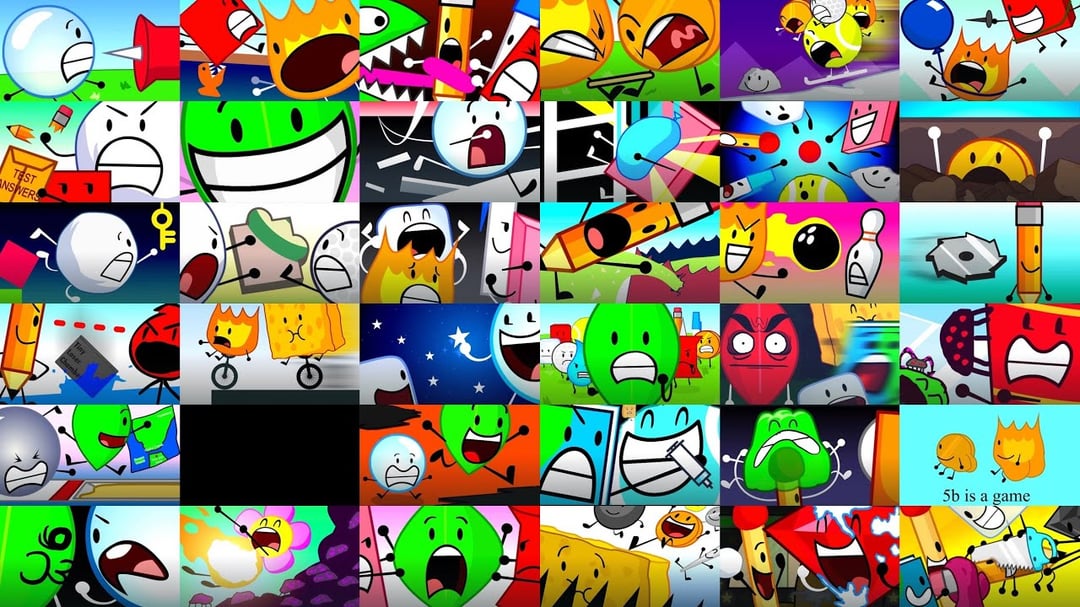 BFDI (2010-2013) (All 35 Episodes At The Same Time by georgelvis63 on ...