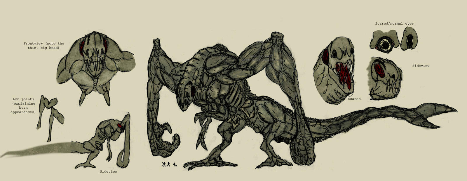Cloverfield monster study V2 by Ra88 on DeviantArt