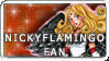 Nicky Flamingo fan stamp by Unisamas-Art