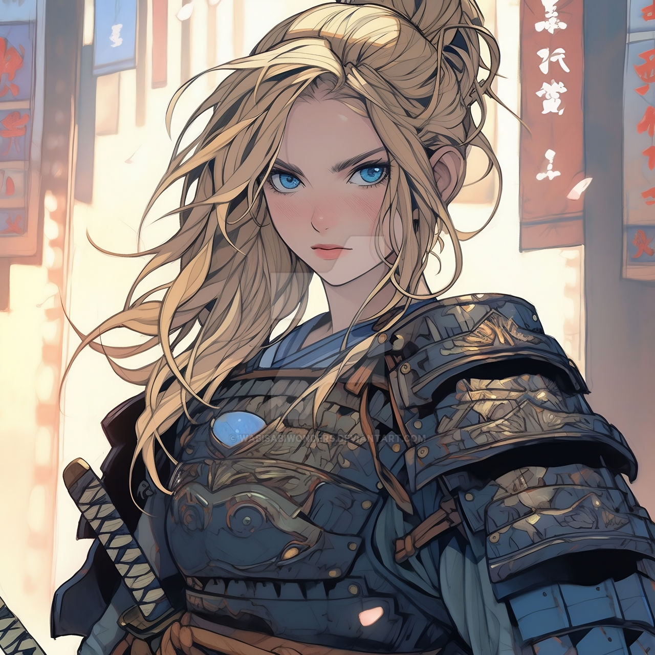 Foreign Lady Samurai by WabiSabiWonders on DeviantArt