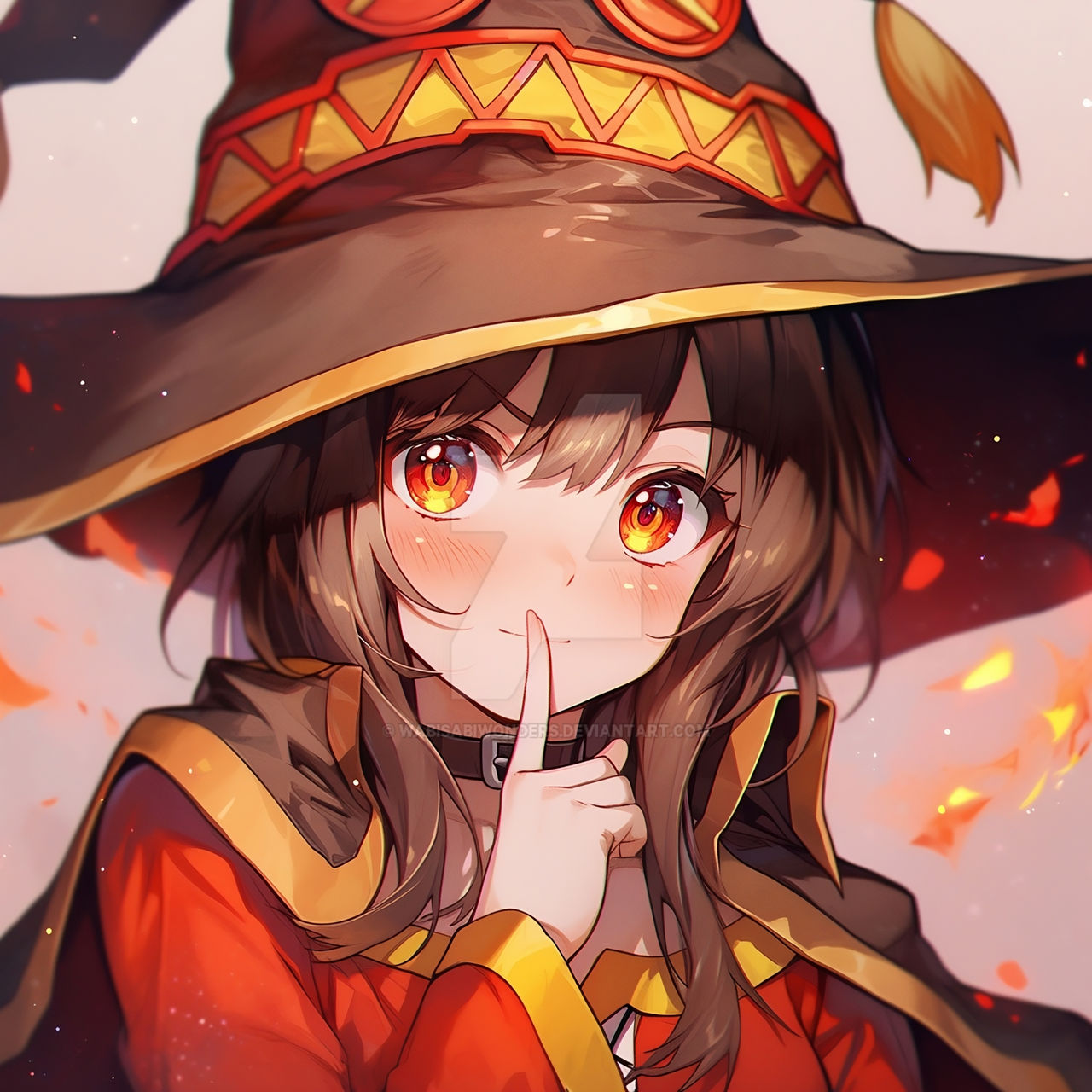 cute megumin by WabiSabiWonders on DeviantArt