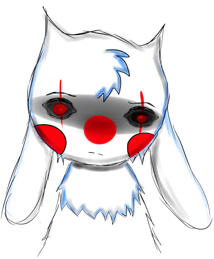 Weird clown bunny by Wunderei on DeviantArt