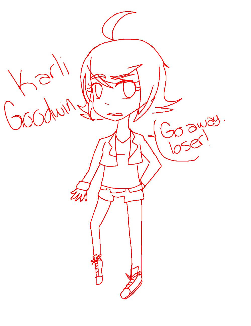 New TSUNDERE oc, Karli Goodwin