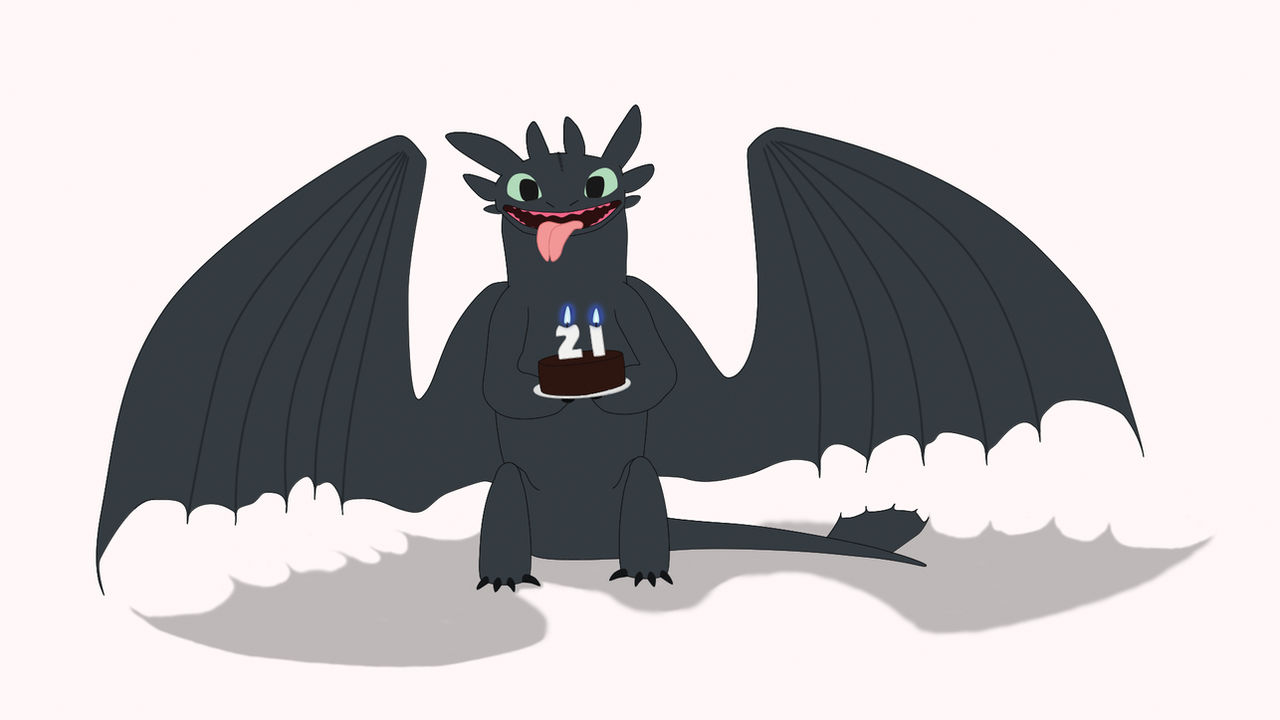 Happy Birthday from Toothless
