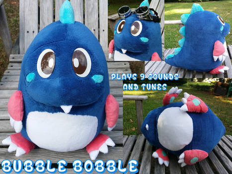 For Sale- Bubble Bobble Plushie with Audio Box