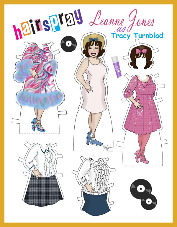 Tracy Turnblad Paper Doll