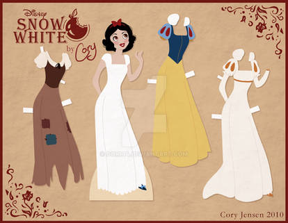 Snow White Paper Doll