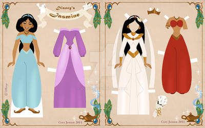 Jasmine Paper Doll