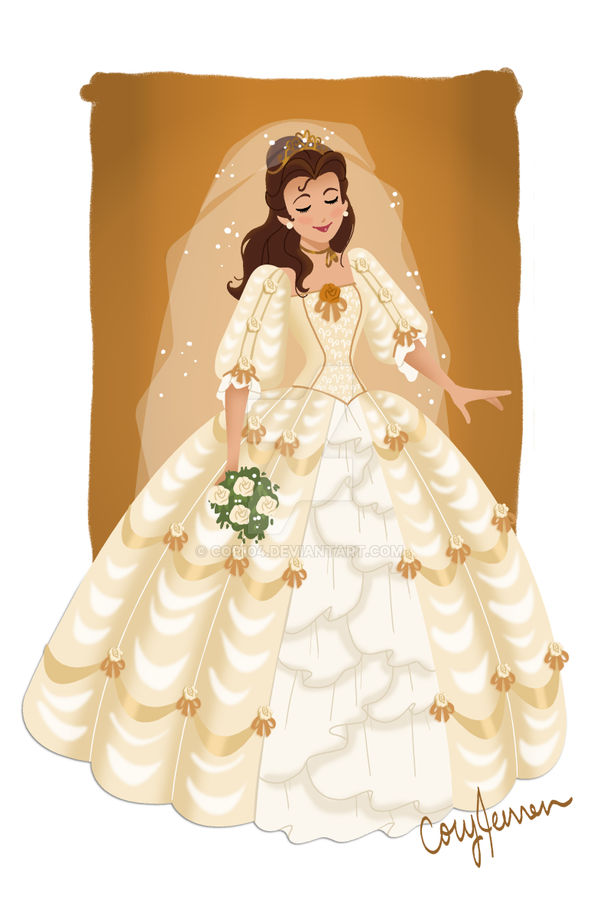 disney princess belle wedding dress Belle - Disney : Victoria Elaine Bridal