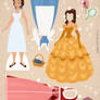 Belle Paper Doll Download