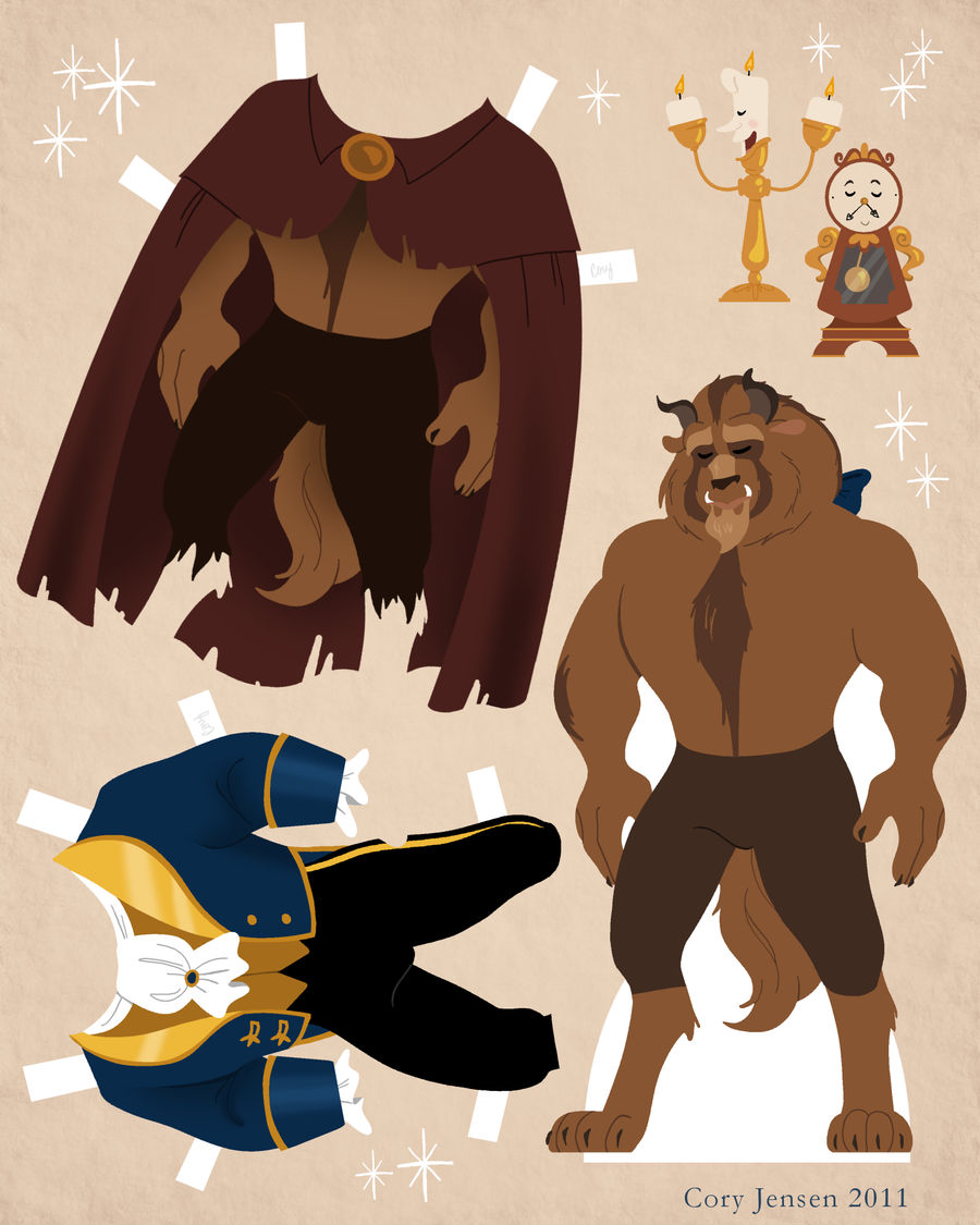 Beast Paper Doll Download