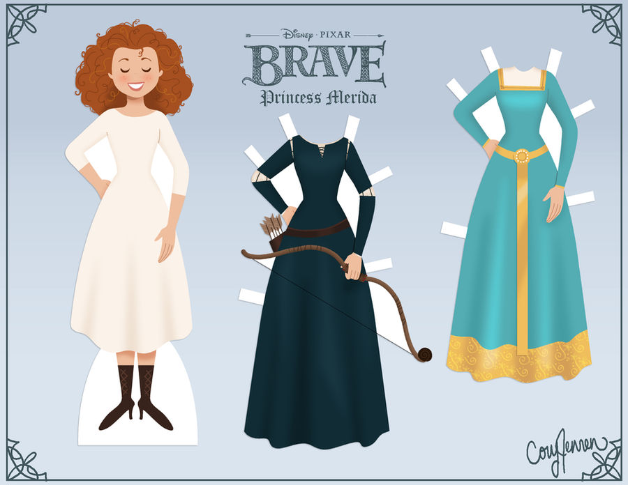 Merida Paper Doll