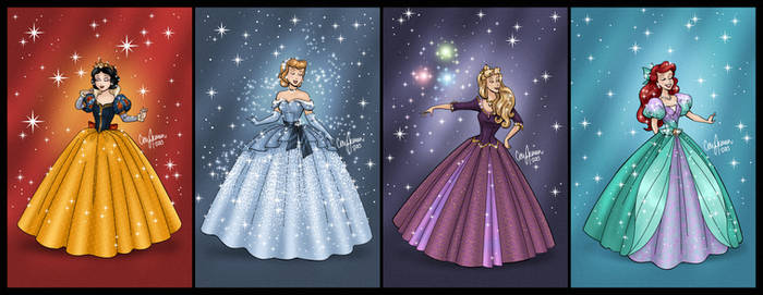 Disney Princess Gown Redesigns