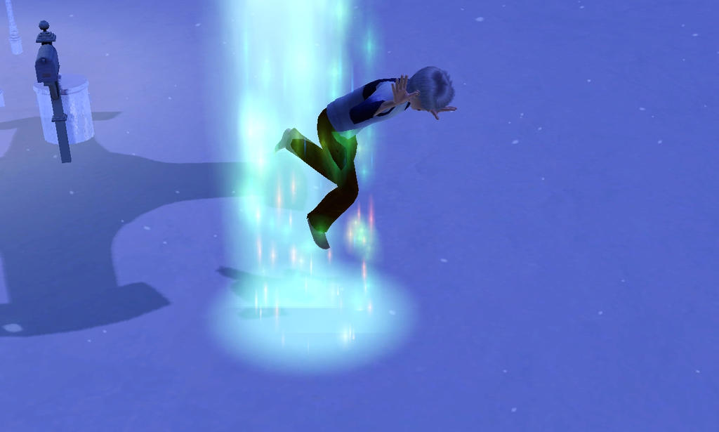 Sims 3 Jack Frost gets abducted by aliens