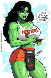 She-Hulk Hooters