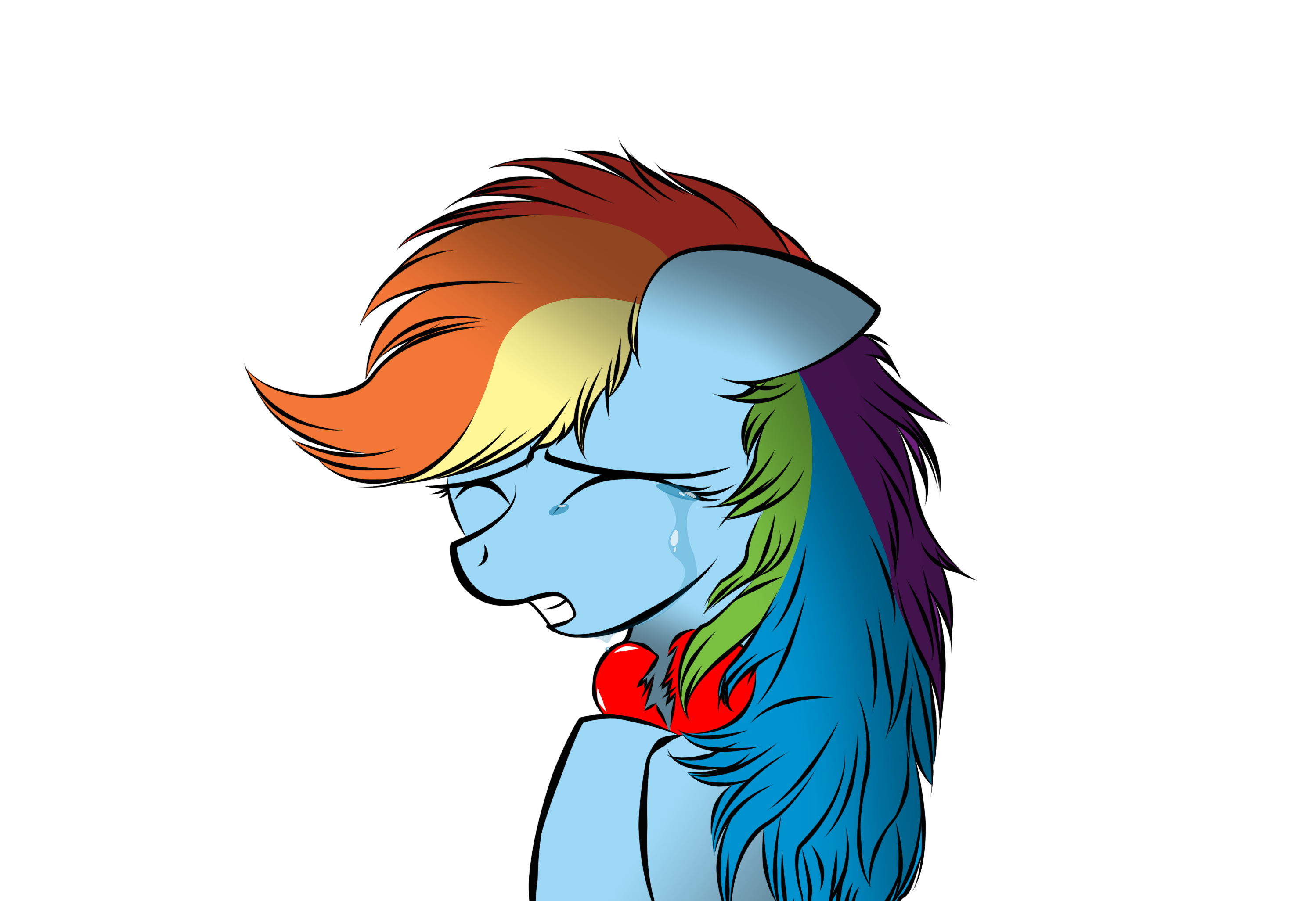 Rainbow Dash broken heart