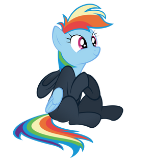 Dashie has a sexy suit