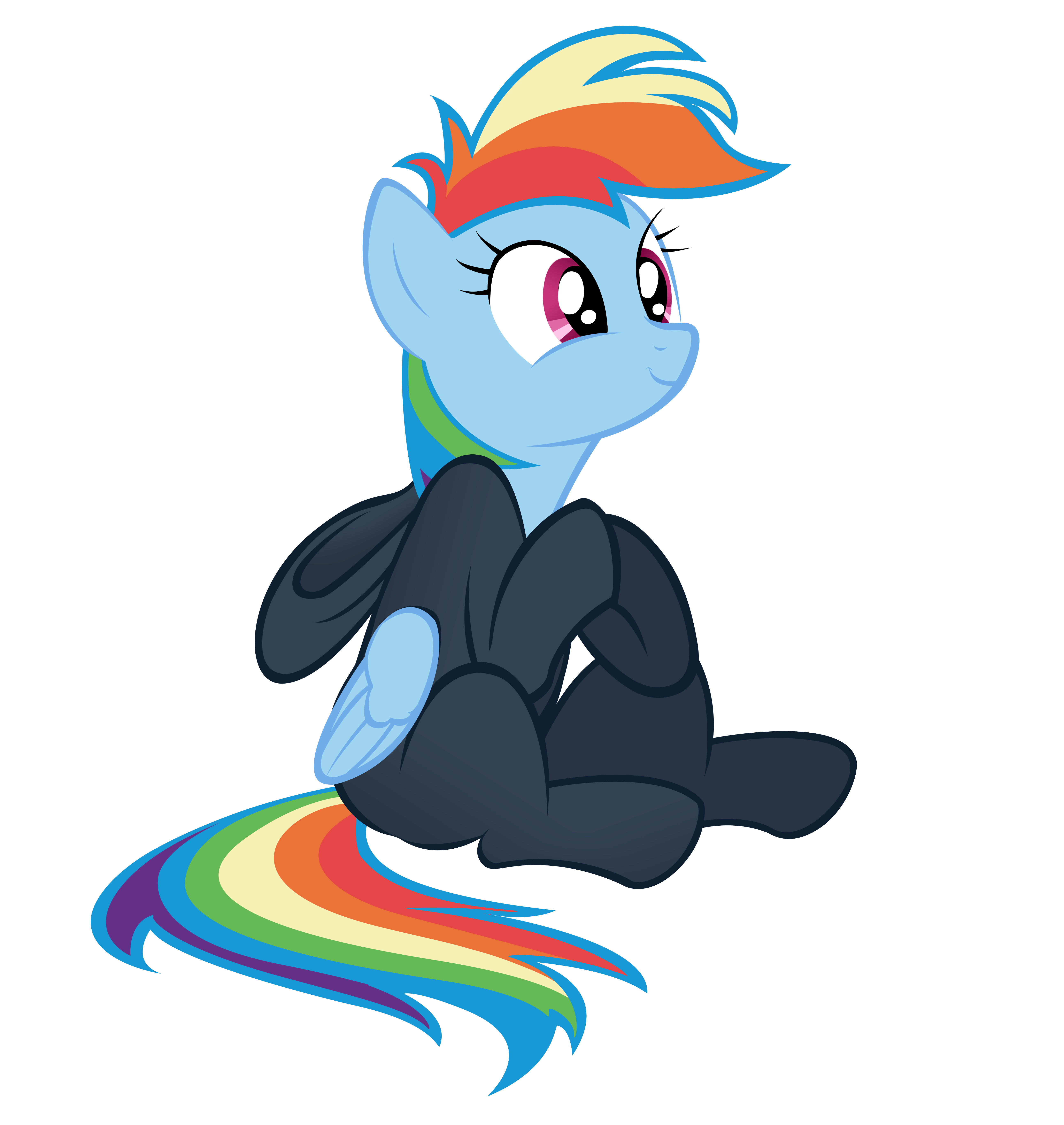 Dashie has a sexy suit