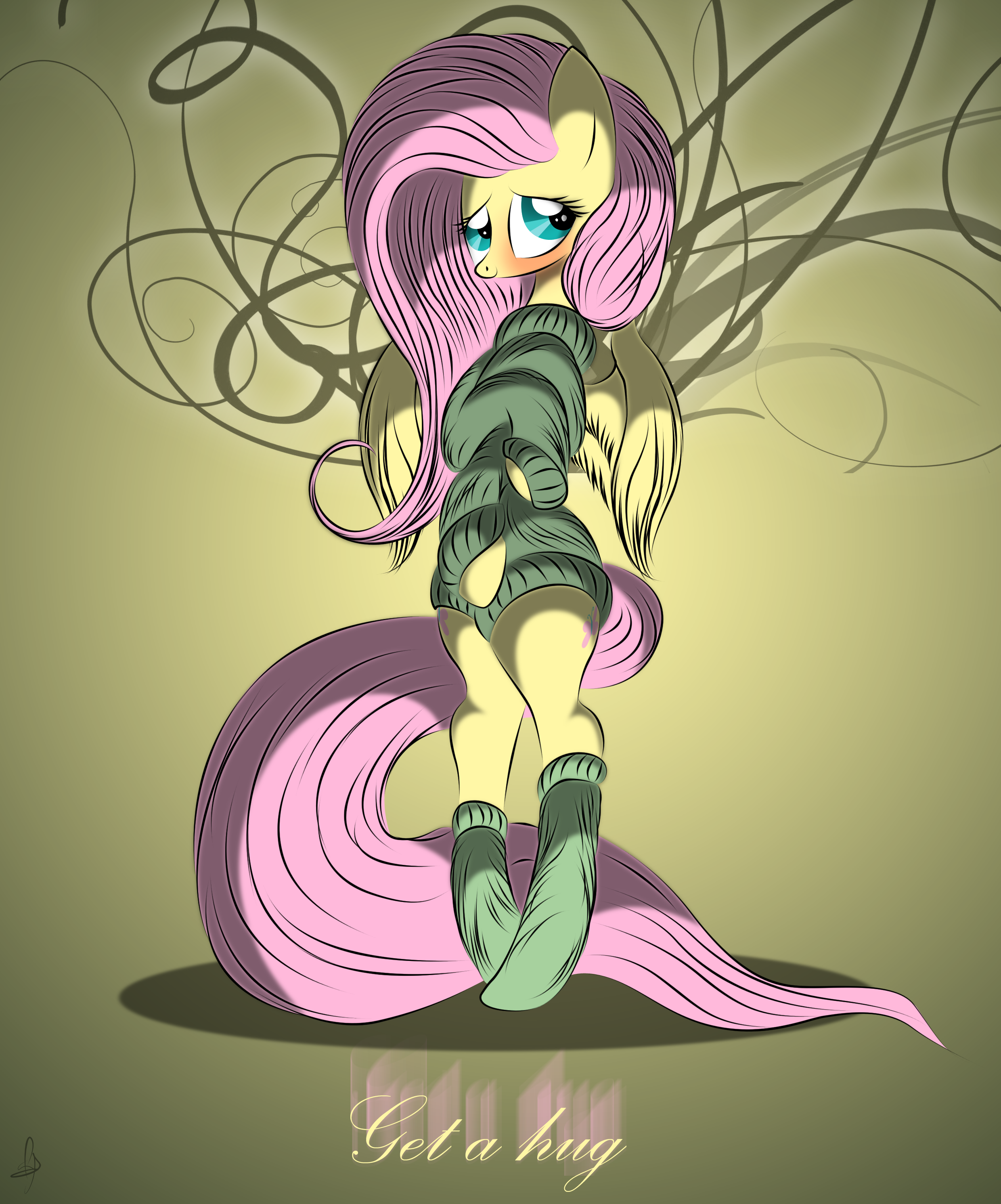 Cuddle with Fluttershy