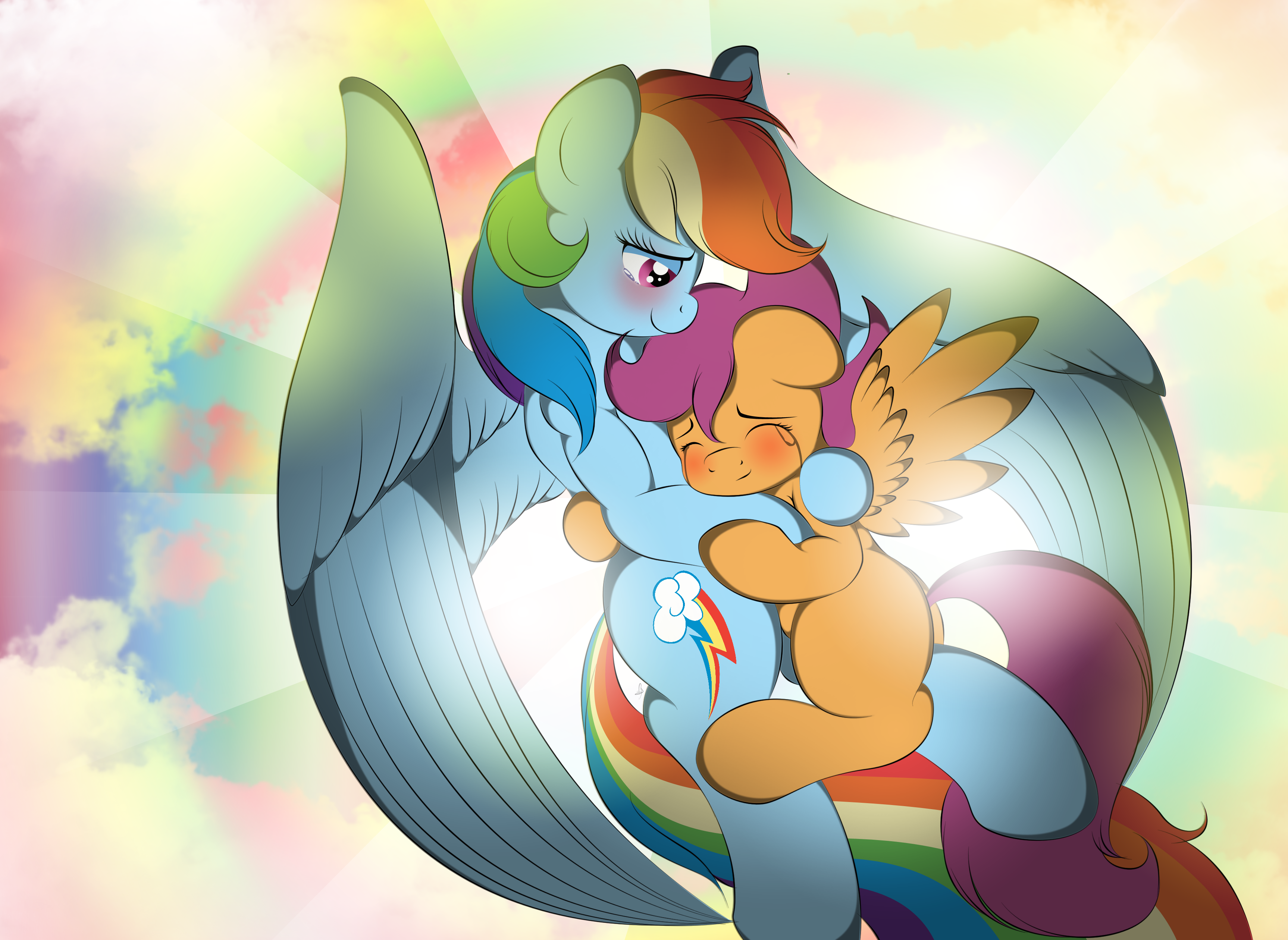 Scootaloo and Dashie a happy ending