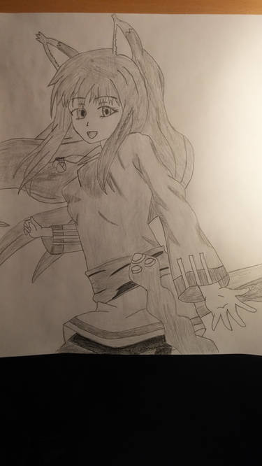 Anime girl drawing by 1DragonWarrior1 on DeviantArt