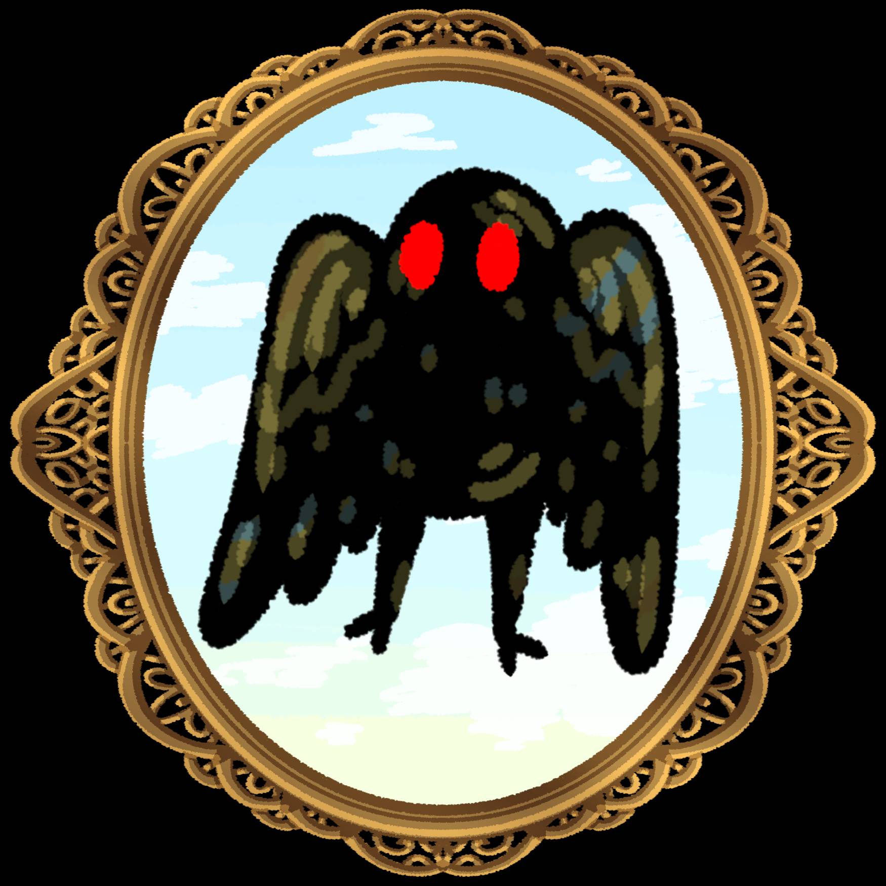The Cryptid Gallery: Moth Man by Kometa-Drake on DeviantArt