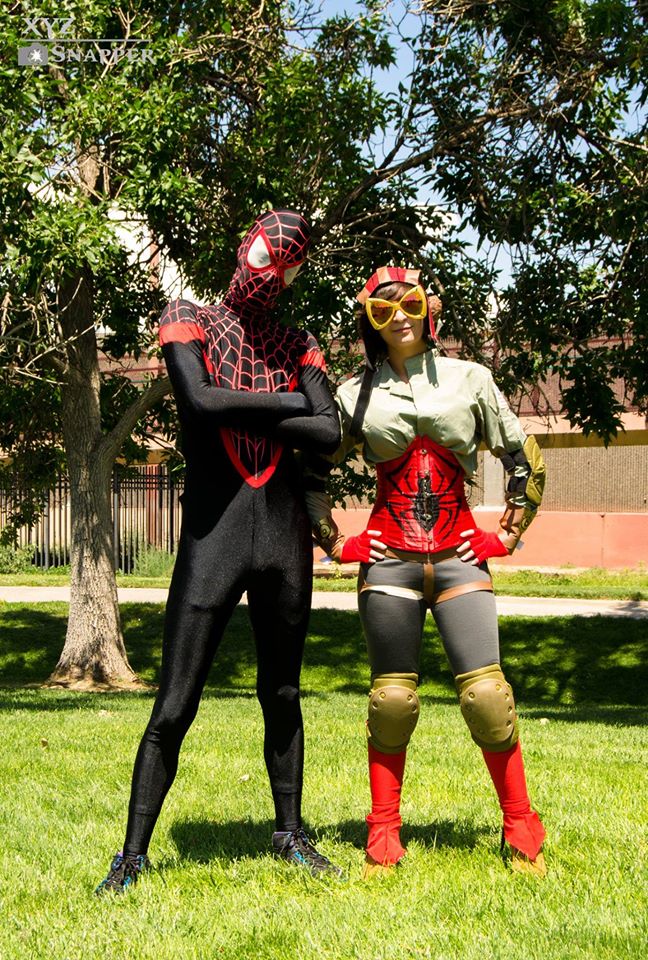 Ultimate Spiderman And Lady Spider