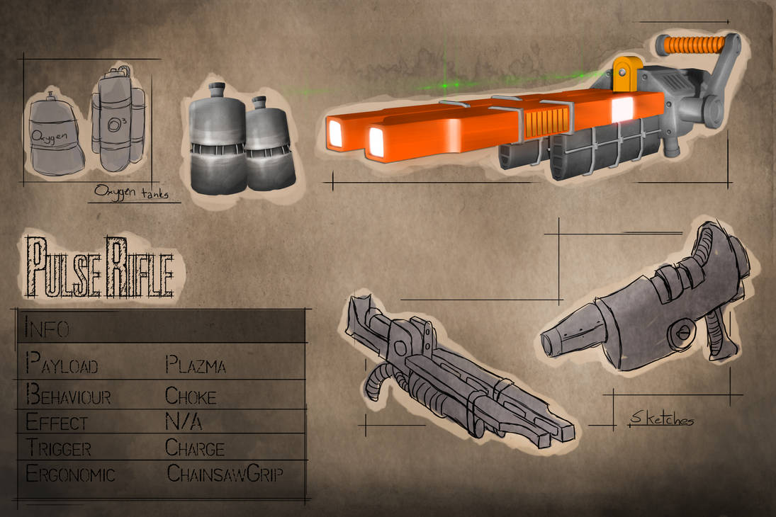 Weapon Concept - Pulse Rifle by TheWizardLord on DeviantArt