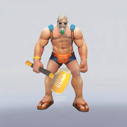 Reinhardt Surf 'n' Splash skin